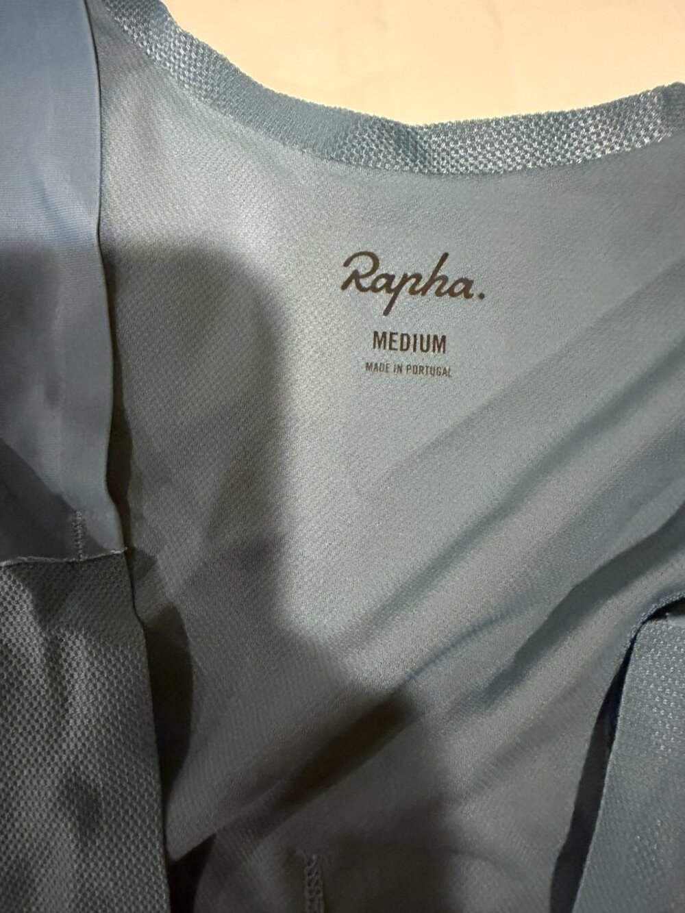 Rapha Pro Team Bib Shorts Men's Medium Blue Black Like New Cycling - Picture 2 of 5